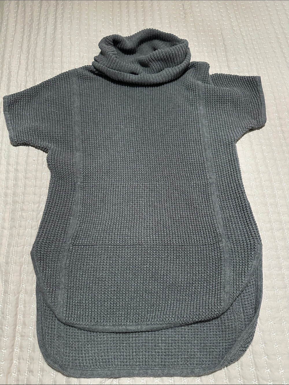UGG Charcoal Short-Sleeve Turtleneck Sweater
